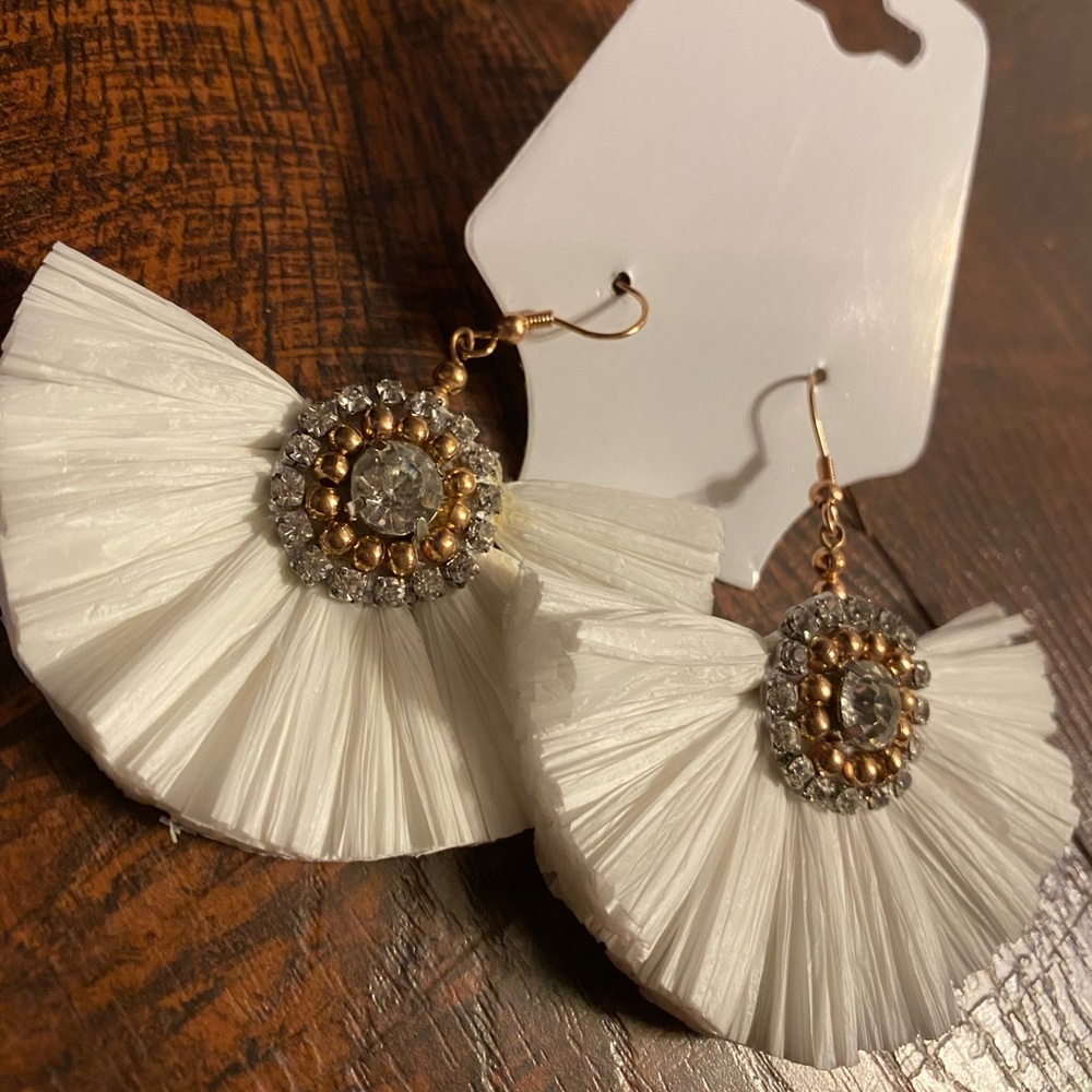 Raffia Statement Earrings